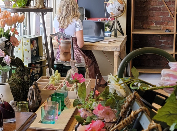 A Lovely Space to Set Up for the Day!